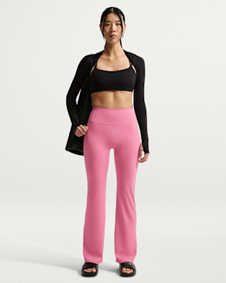 Nike Zenvy Women's High-Waisted Flared Leggings with No Front Seam